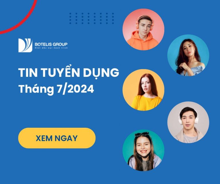 Tin tuyển dụng tháng 7/2024: SALE ADMIN