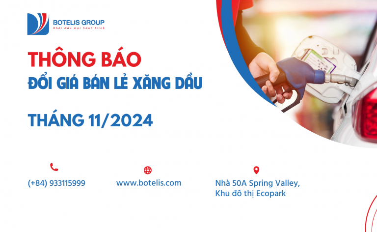 Cập nhật giá bán lẻ xăng dầu ngày 28.11.2024