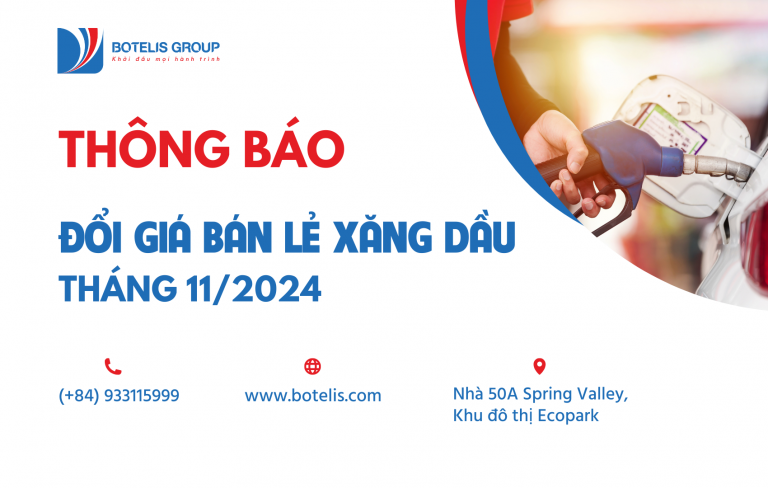 Cập nhật giá bán lẻ xăng dầu ngày 21.11.2024